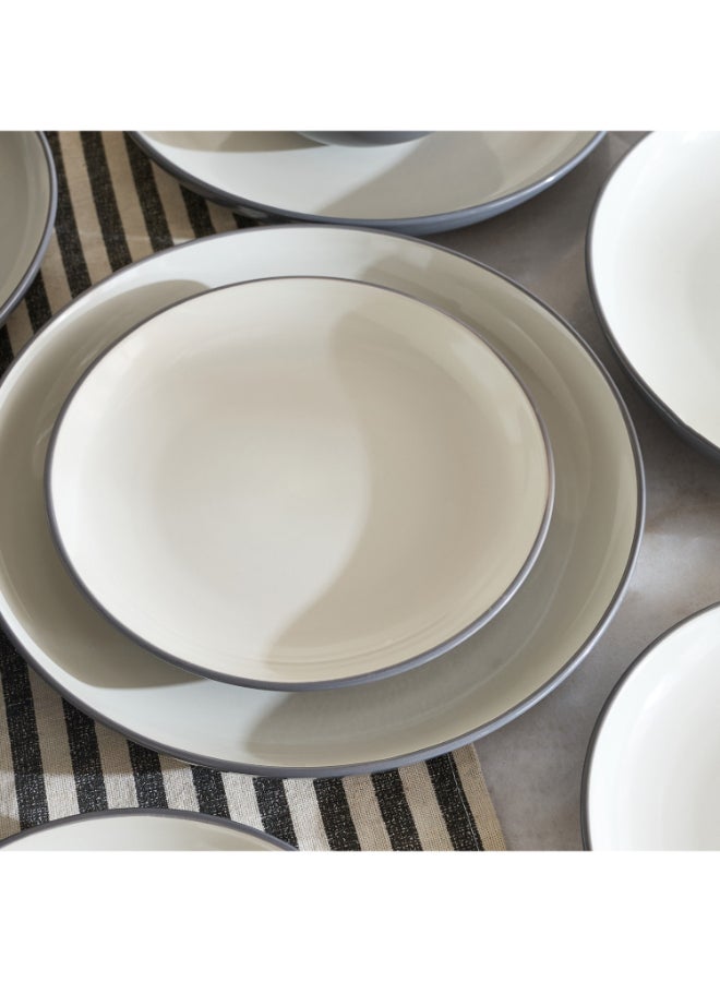 Home Box Eleganza 16-Piece Dinner Set - Gray - Image 3